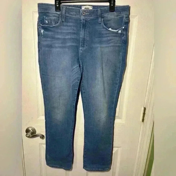 PAIGE Denim - Paige Jimmy Jimmy Crop Jeans Womens Size 31 Distressed Vintage Venice